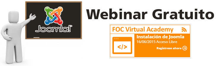 Comienzan los Webinar de FOC.es con Joomla!