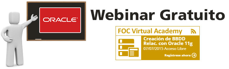 Webinar: Creación de Bases de Datos Relacionales con Oracle 11g