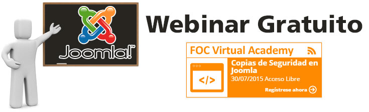 Webinar: Copias de Seguridad en Joomla