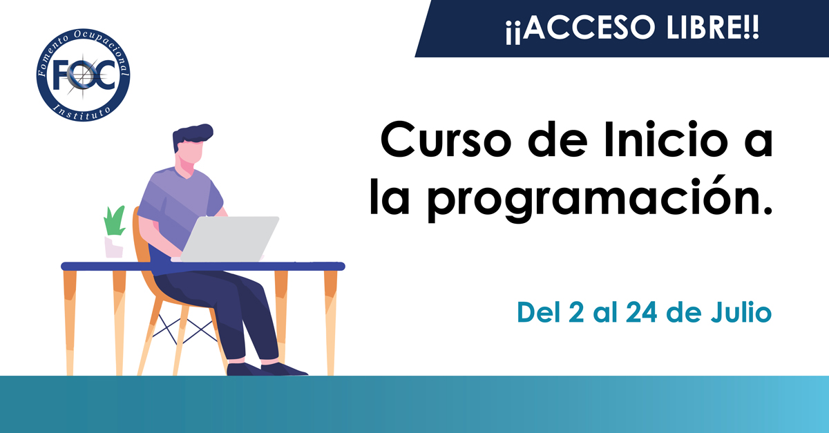 CURSO INICIACIÓN A LA PROGRAMACIÓN ¡¡ACCESO LIBRE!!