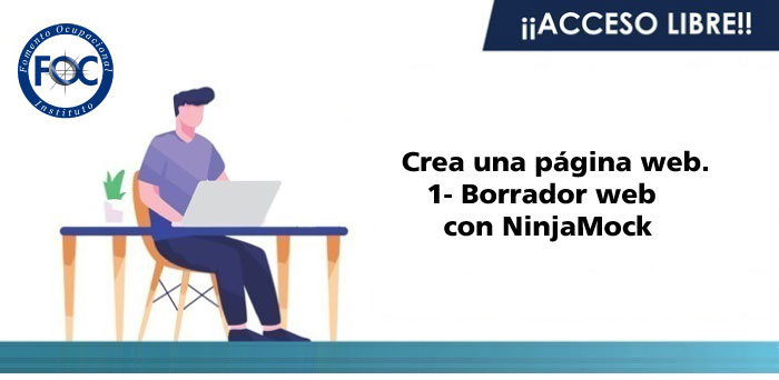 Crea una página web. 1- Borrador web con NinjaMock